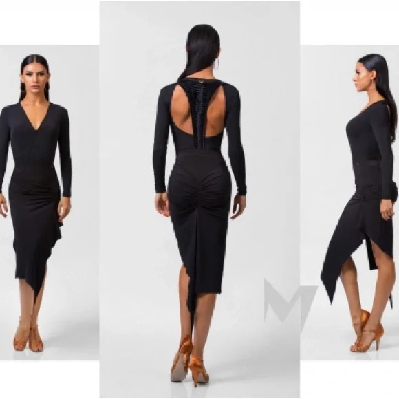 Latin dance practice skirt - Picture 1 of 6